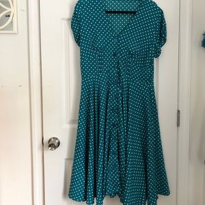 modcloth retro style button down dress